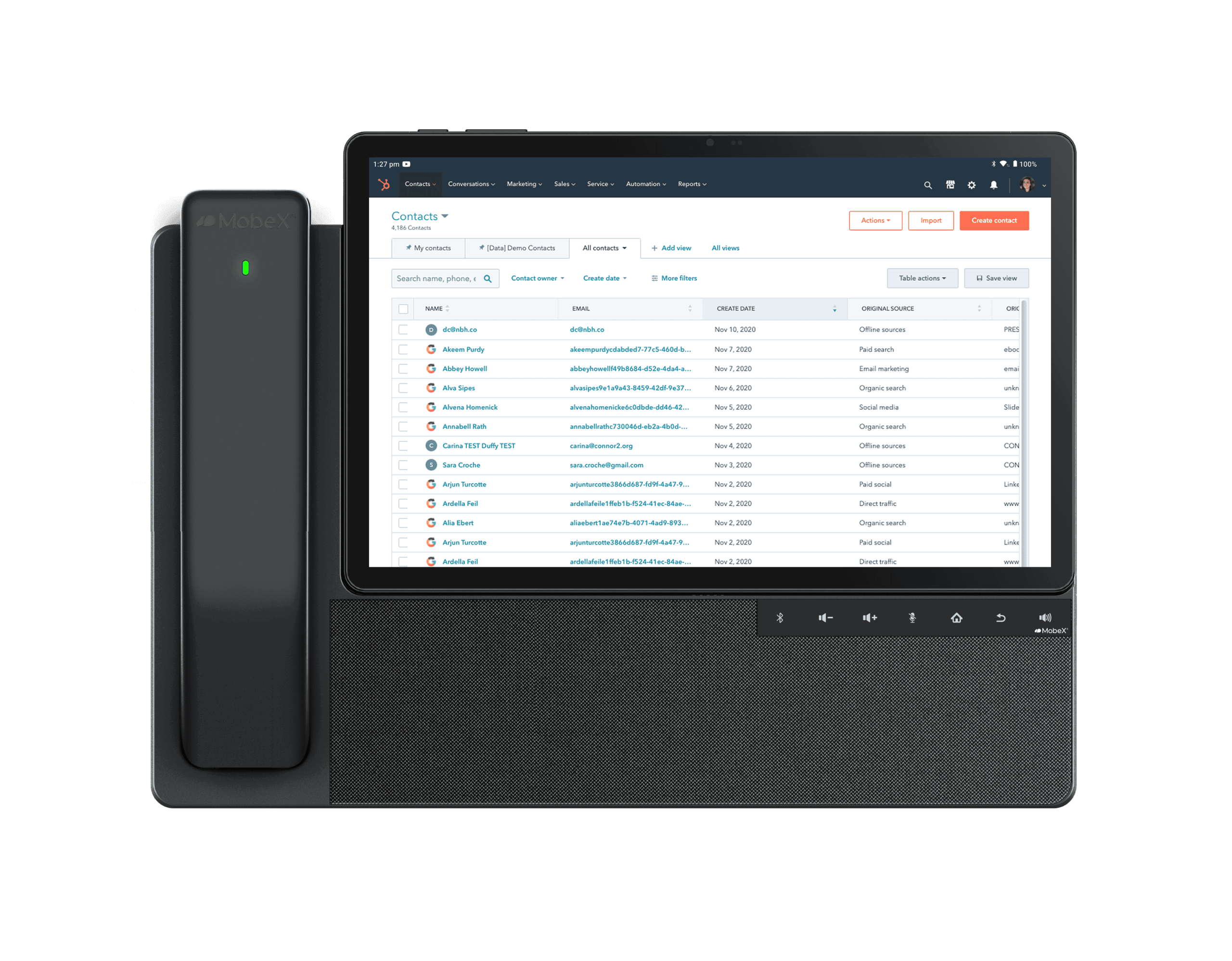 MobeX Touch Front- CRM 01